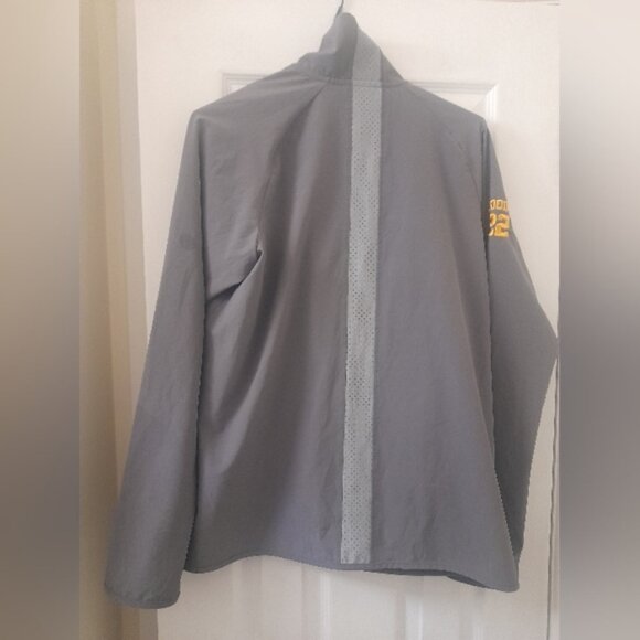 Under Armour - Mens Track Jacket - Lions - Small - Gray - Picture 8 of 12